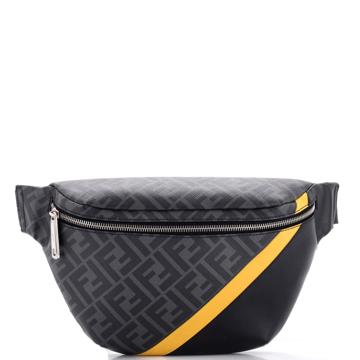 Fendi FENDI Zip Belt Bag Zucca Coated Canvas and Leather