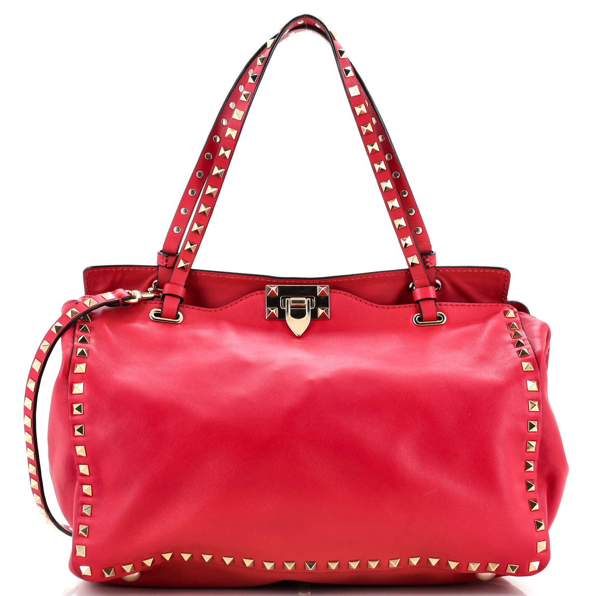 Valentino Garavani VALENTINO GARAVANI Rockstud Tote Soft Leather Medium