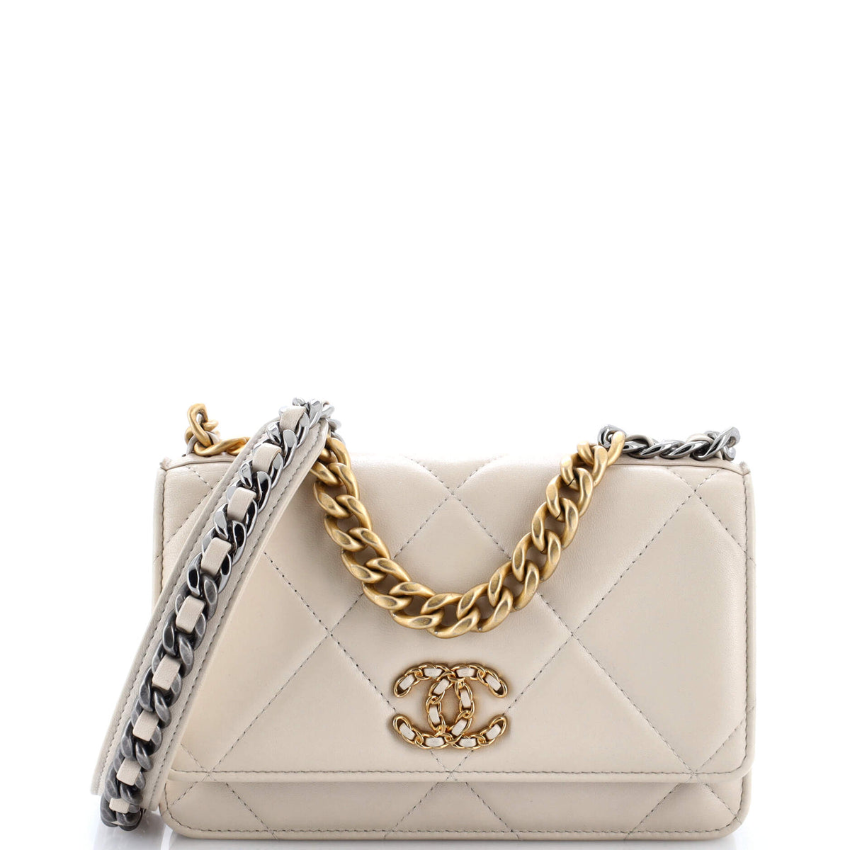 Chanel CHANEL 19 Wallet on Chain Quilted Lambskin