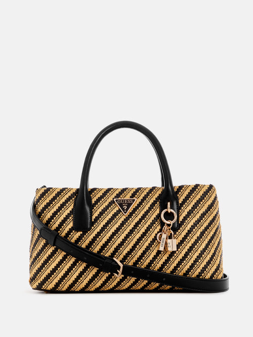Simona Straw Small Satchel