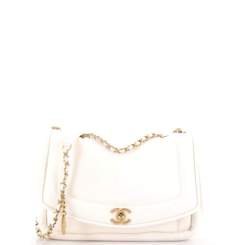 CHANEL Vintage Puffy Flap Bag Lambskin Medium