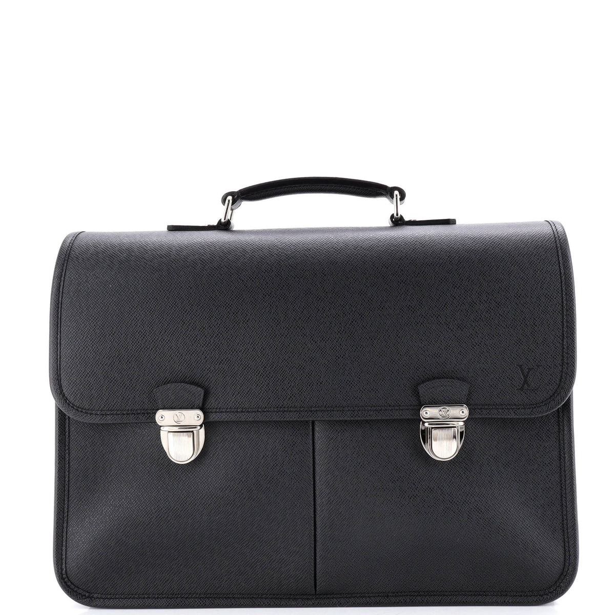 Louis Vuitton Anton Briefcase Taiga Leather