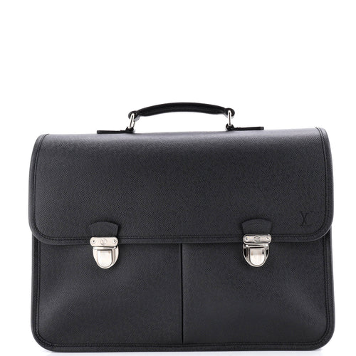 Anton Briefcase Taiga Leather