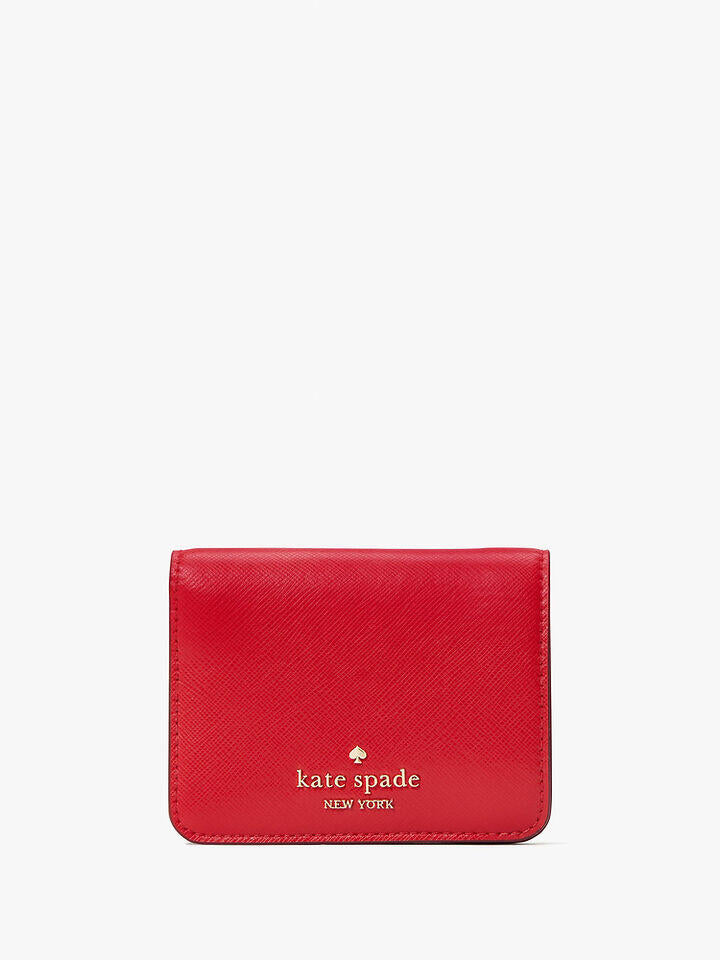 Kate Spade Au Madison Saffiano Leather Small Bifold Wallet