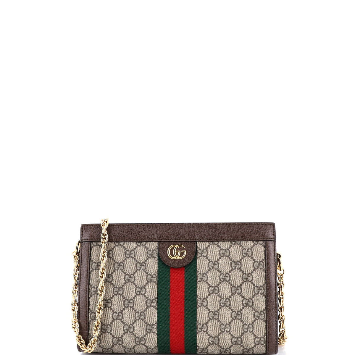 Gucci GUCCI Ophidia Chain Shoulder Bag GG Coated Canvas Small