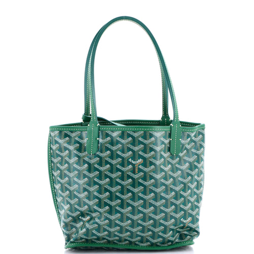 GOYARD Anjou Reversible Tote Coated Canvas Mini