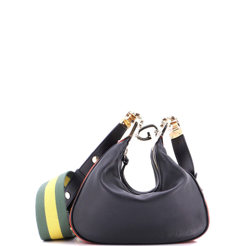GUCCI Attache Shoulder Bag Leather Small