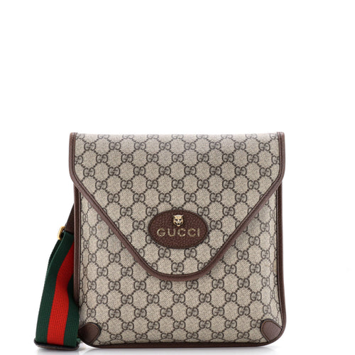 GUCCI Neo Vintage Envelope Messenger GG Coated Canvas Medium