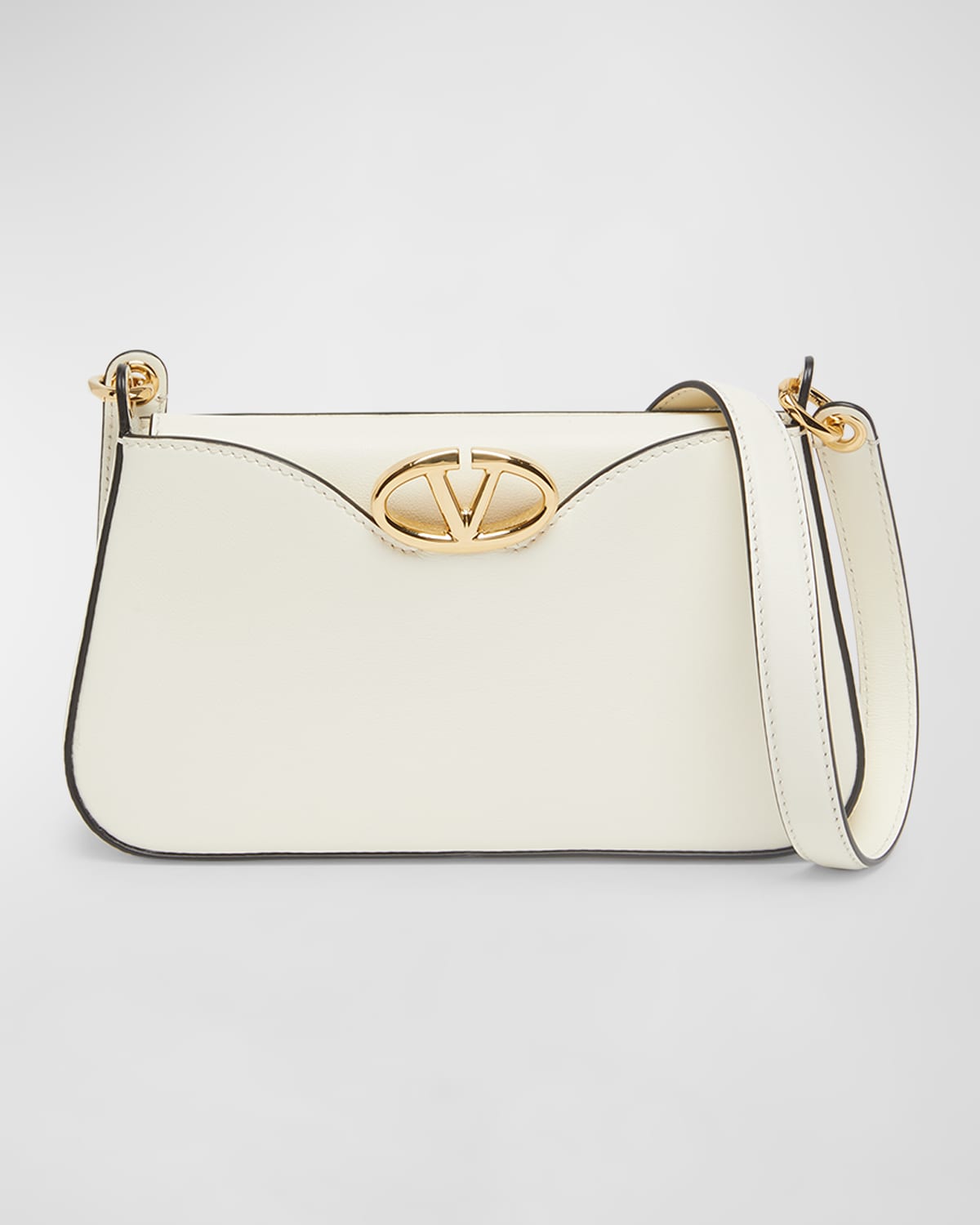 Valentino The Bold VLOGO Calfskin Leather Crossbody Bag