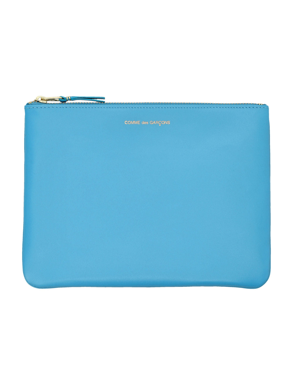 Comme Des Garçons Men's Classic Leather Pouch in Light Blue | 23ASA5100CO Color 1