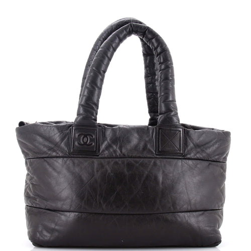 CHANEL Coco Cocoon Reversible Tote Quilted Lambskin Medium