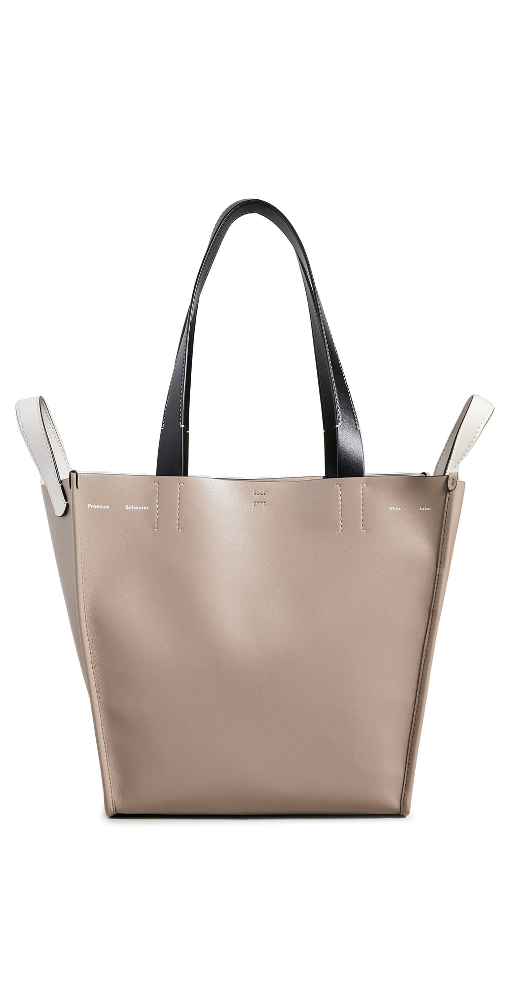 White Label Mercer Leather Tote Bag Clay One Size