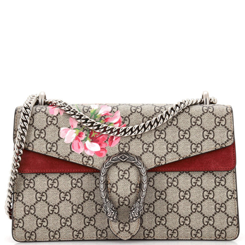 GUCCI Dionysus Bag Blooms Print GG Coated Canvas Small