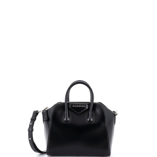 GIVENCHY Antigona Bag Glazed Leather Mini