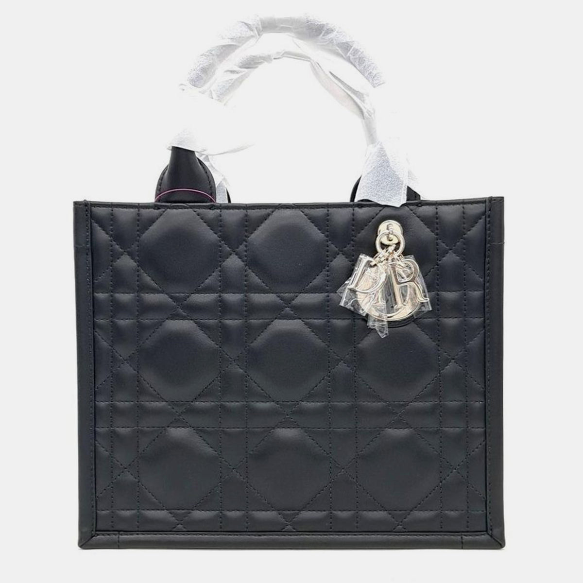 Dior Christian Macrocannage Book Tote Bag Small