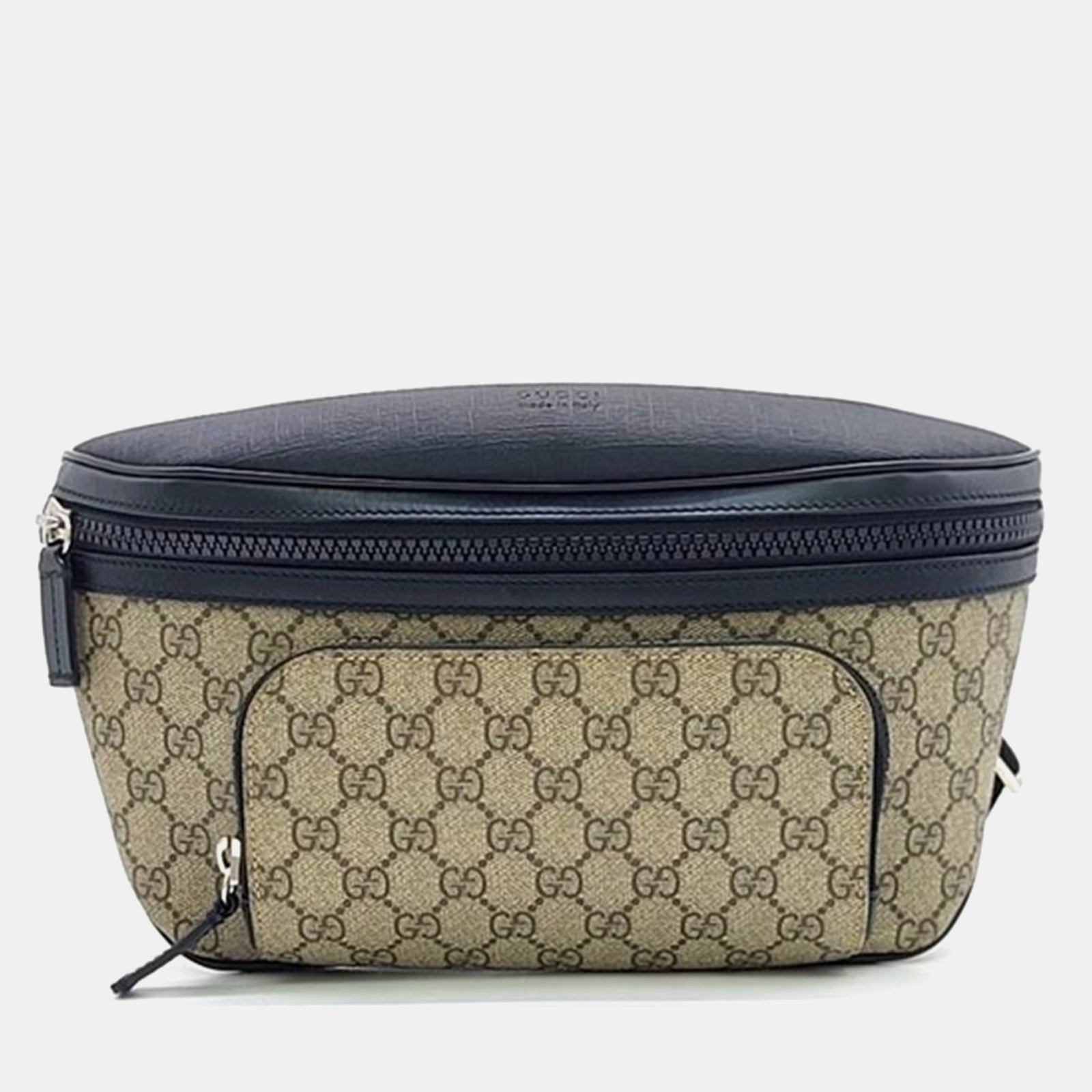 Gucci Sac ceinture beige et noir