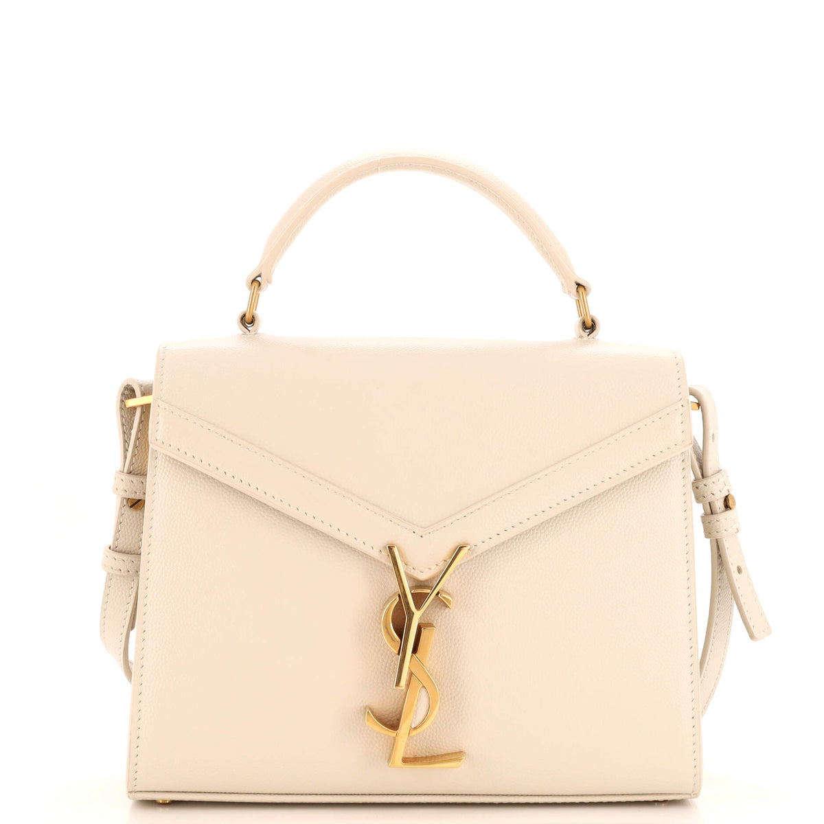 Saint Laurent Cassandra Top Handle Bag Leather Mini