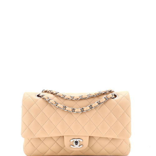 CHANEL Classic Double Flap Bag Quilted Lambskin Medium