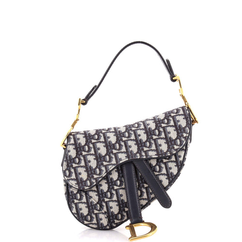 Saddle Handbag Oblique Canvas Mini