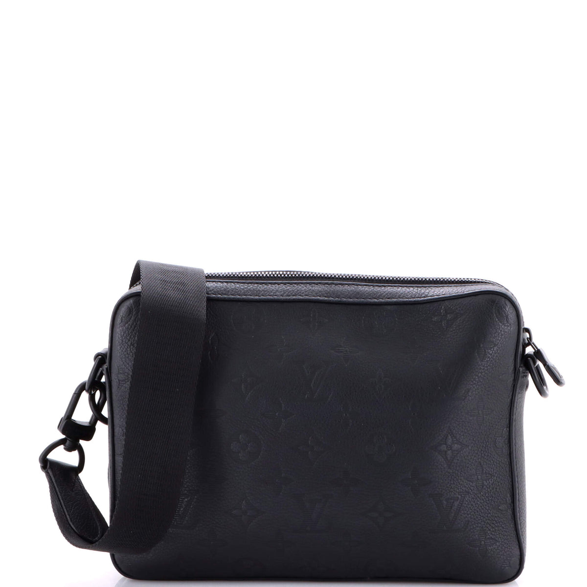 Louis Vuitton Trio Messenger Bag Monogram Shadow Leather