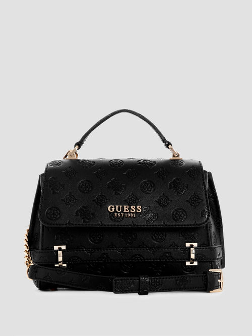 Zarela Debossed Top Handle Bag