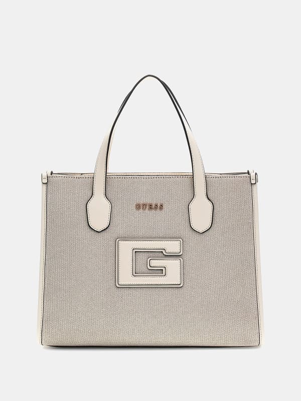 Guess G Status Logo-Script Detail Handbag