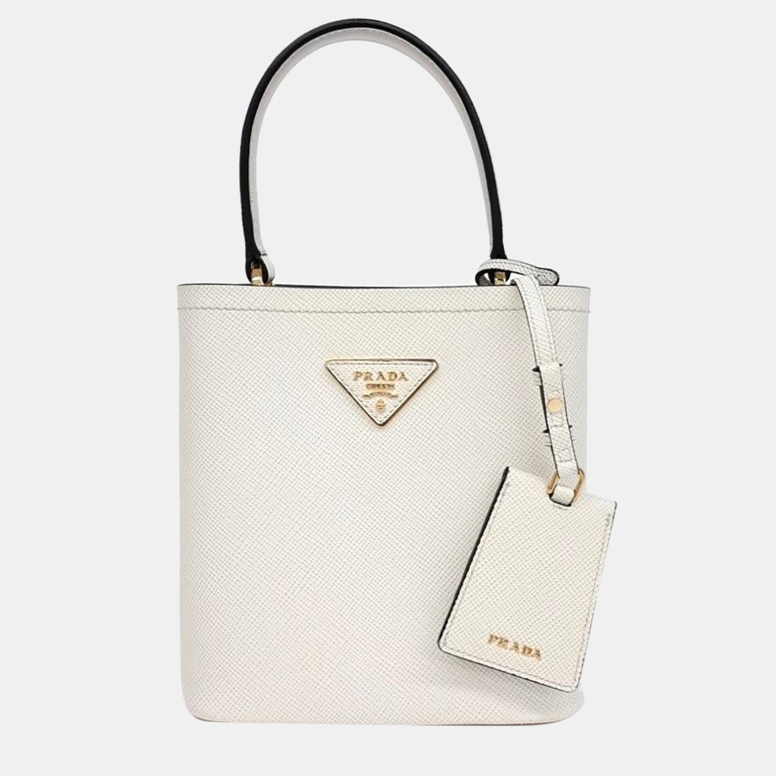 Prada Saffiano Pannier Tote and Shoulder Bag