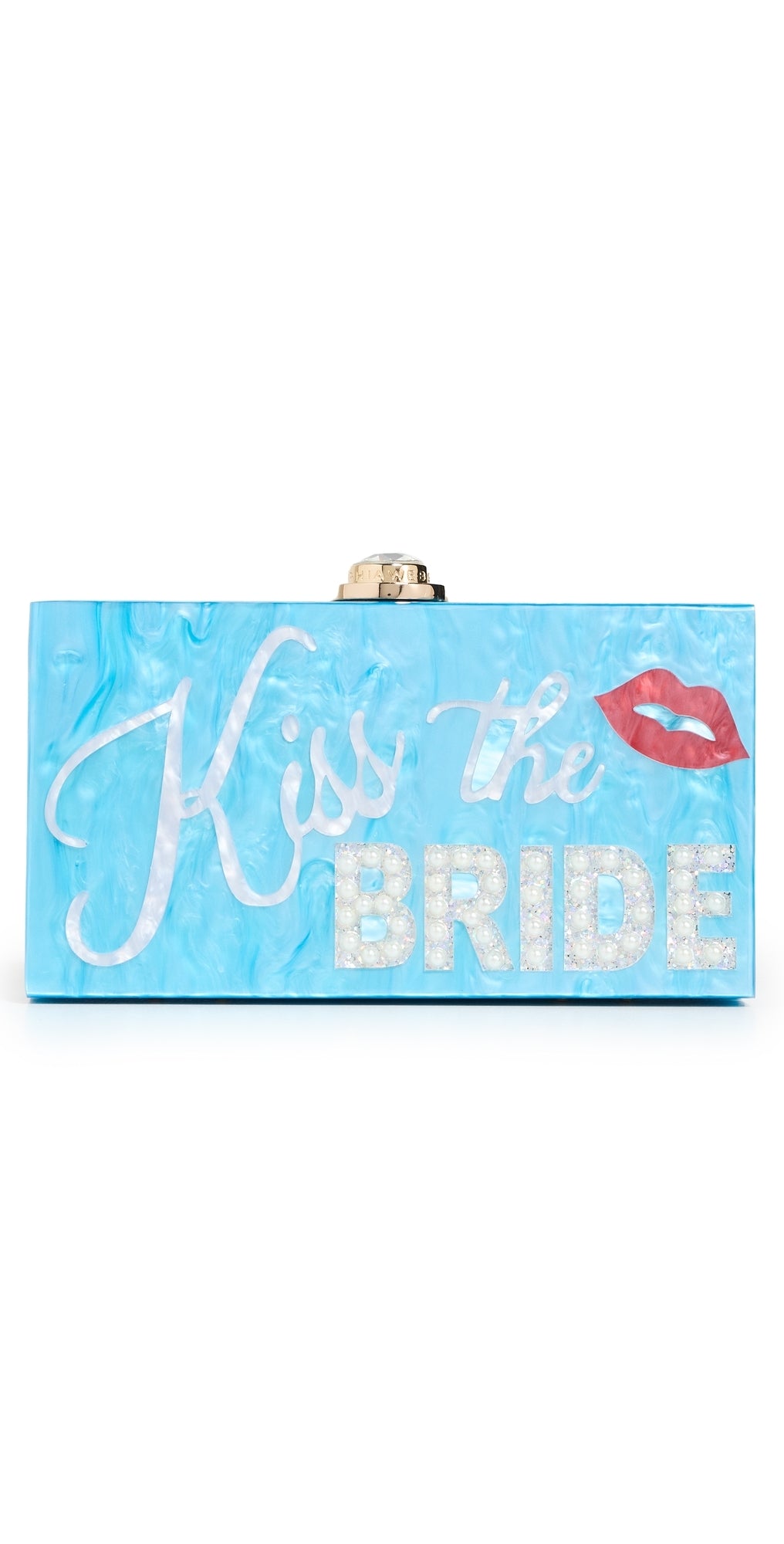 Sophia Webster Cleo Kiss The Bride Bag Pearl Blue One Size