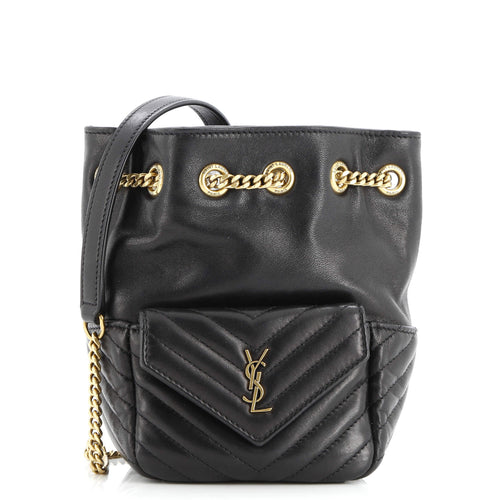 Joe Bucket Bag Matelasse Chevron Leather Mini