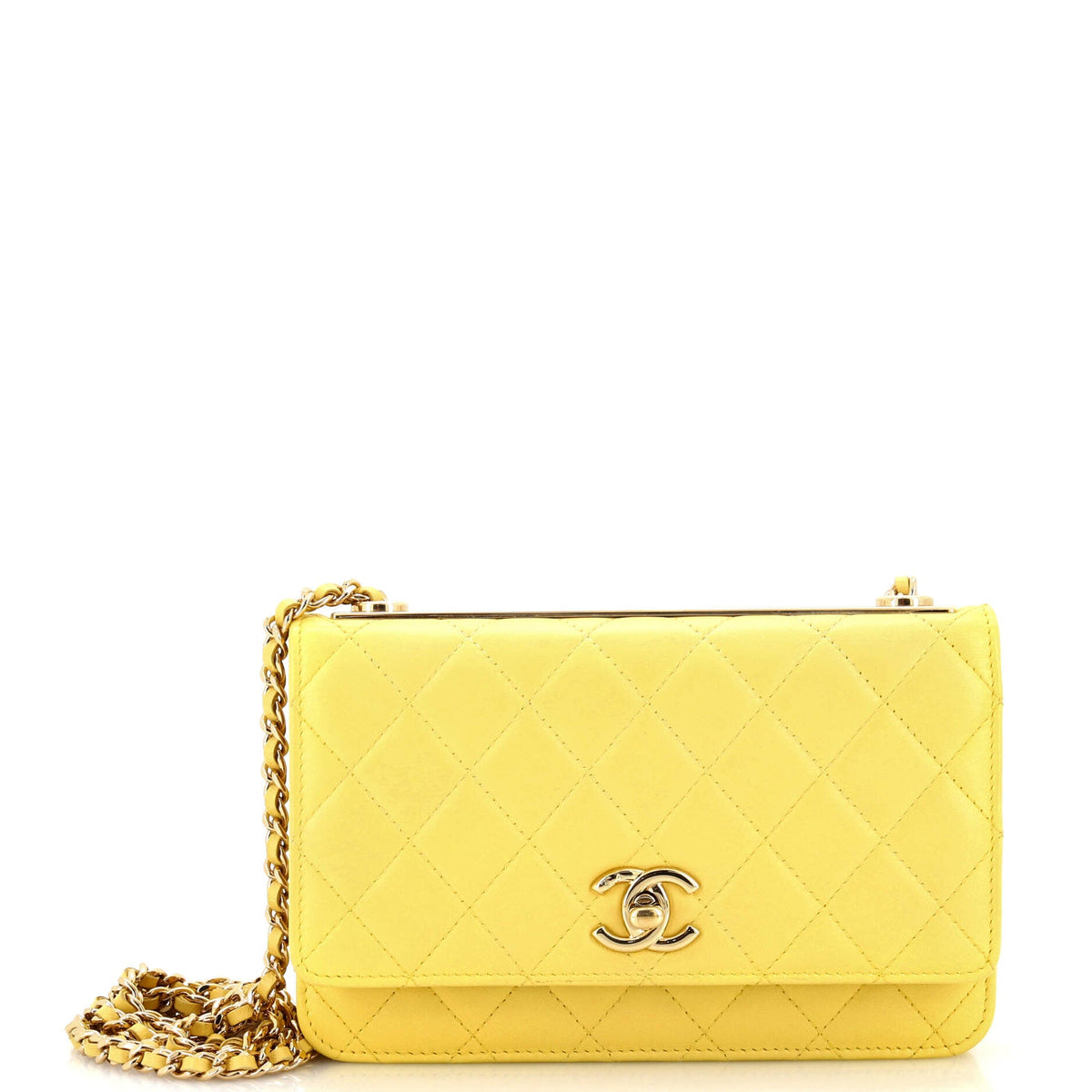 Chanel CHANEL Trendy CC Wallet on Chain Quilted Lambskin
