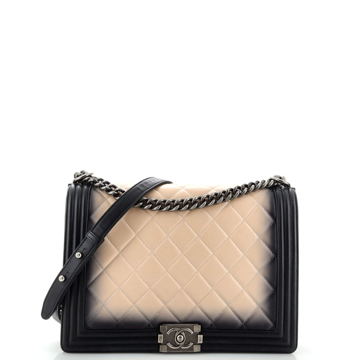 Chanel CHANEL Boy Flap Bag Quilted Ombre Leather New Medium