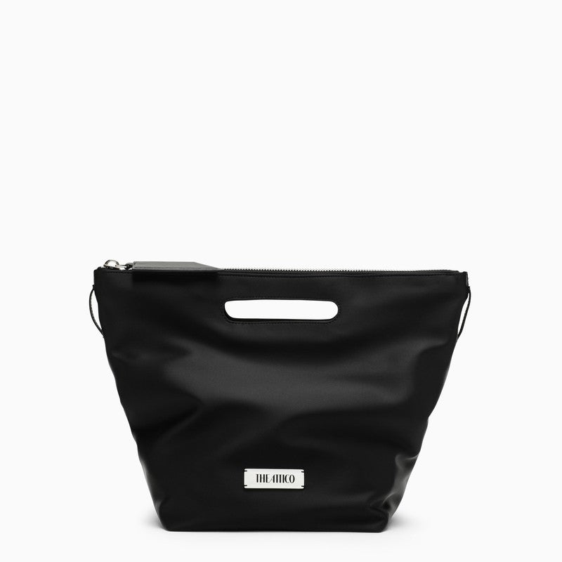 The Attico Via Dei Giardini 30 Black Tote Bag