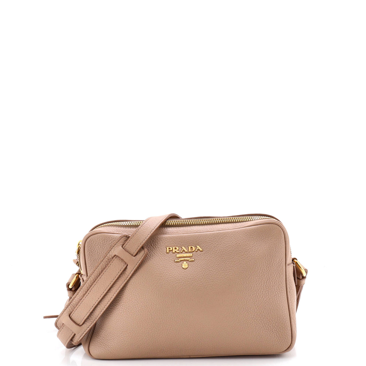 Prada PRADA Double Zip Camera Bag Vitello Daino
