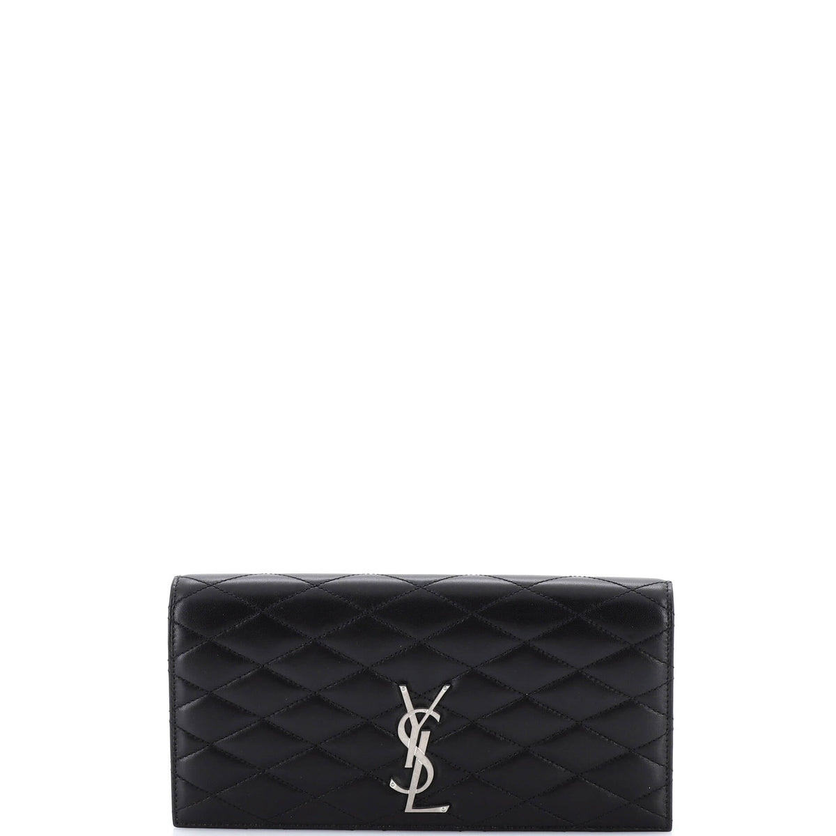 Saint Laurent Classic Monogram Clutch Quilted Leather