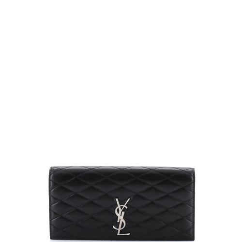 Classic Monogram Clutch Quilted Leather