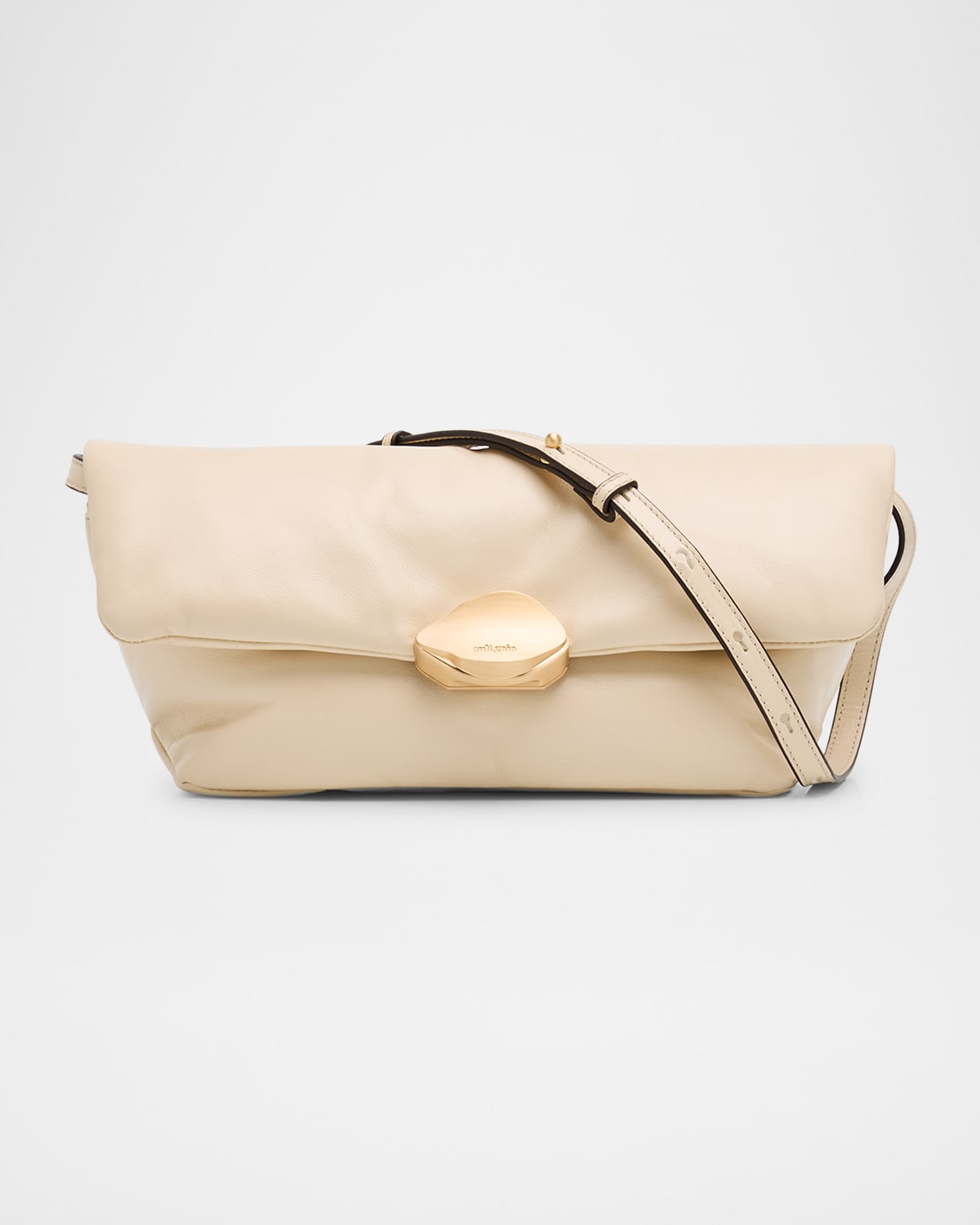 Cult Gaia Wren Puffy Leather Shoulder Bag