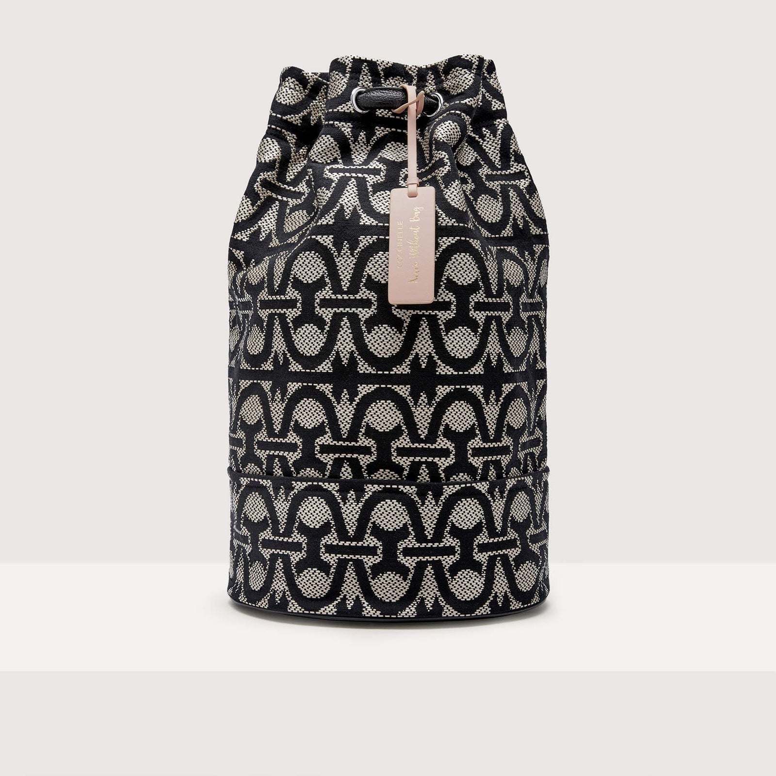 Coccinelle Monogram Jacquard Summer Fabric Backpack Never Without Bag Summer Monogram Large