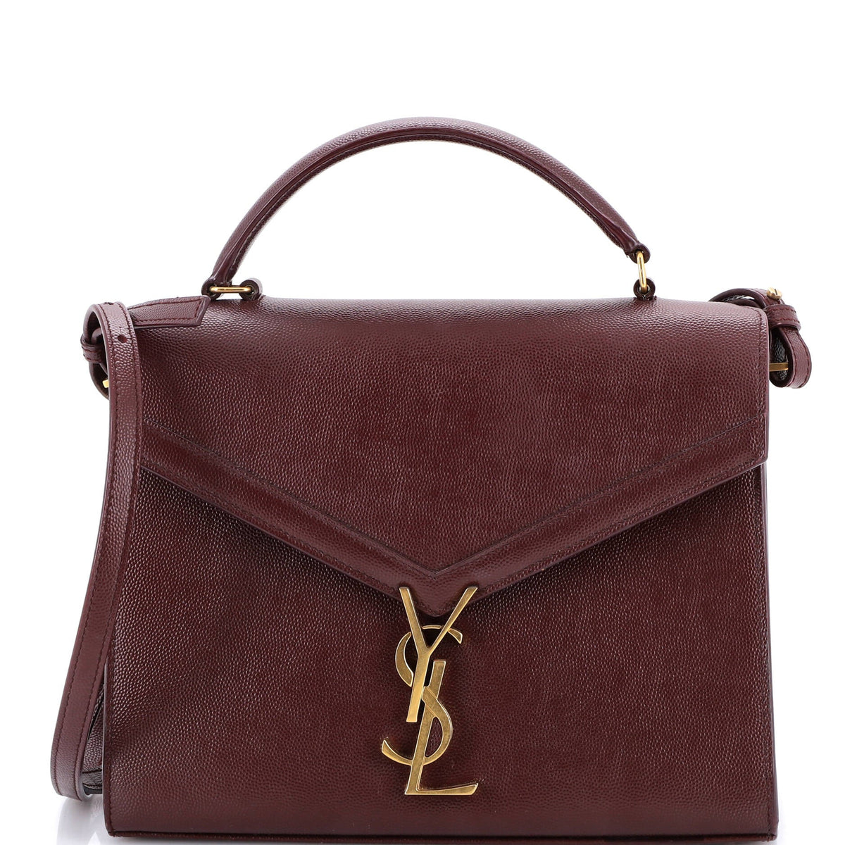 Saint Laurent Cassandra Top Handle Bag Leather Medium