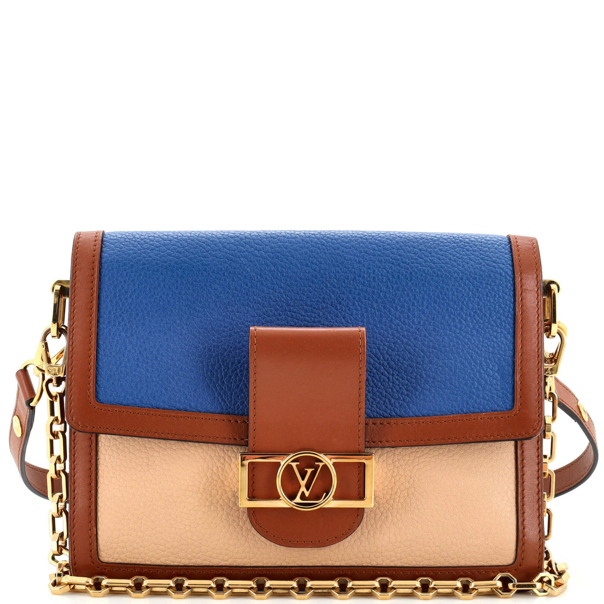 Louis Vuitton Dauphine Shoulder Bag Taurillon Leather MM