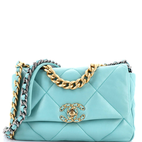 CHANEL 19 Flap Bag Quilted Leather Medium