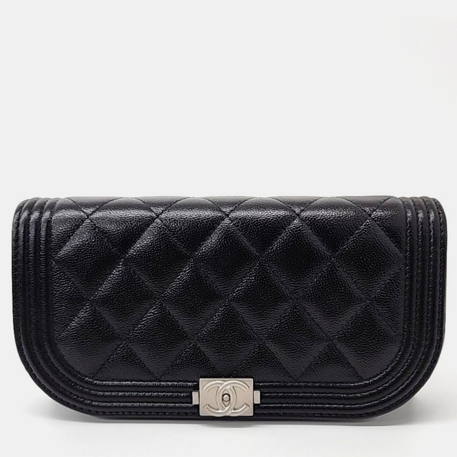 Chanel Sacoche pour téléphone portable Caviar Boy