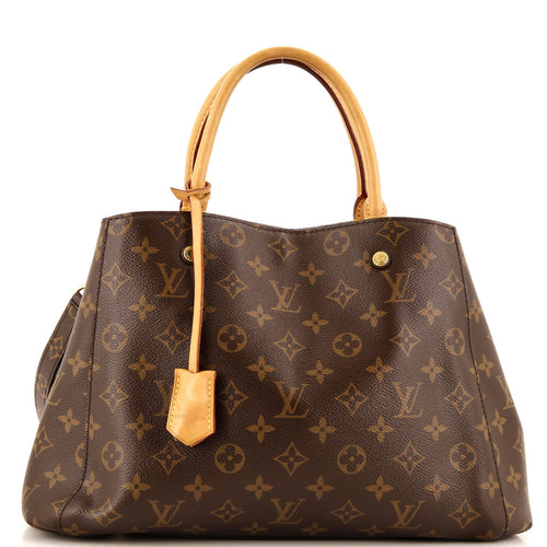 Montaigne Handbag Monogram Canvas MM