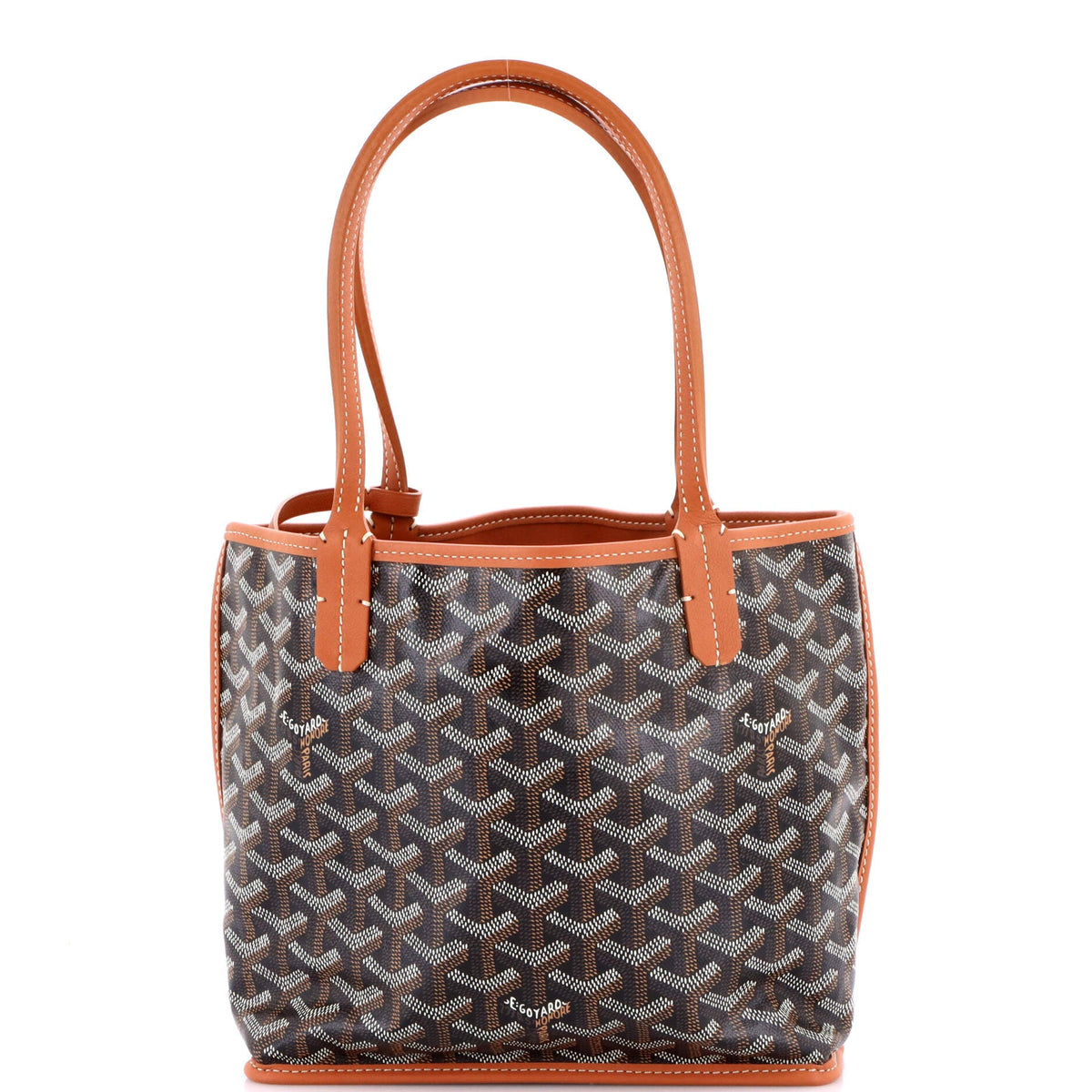 Goyard GOYARD Anjou Reversible Tote Coated Canvas Mini