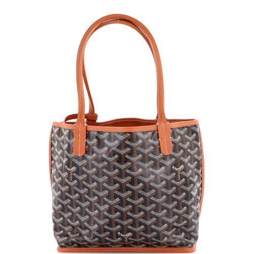 GOYARD Anjou Reversible Tote Coated Canvas Mini
