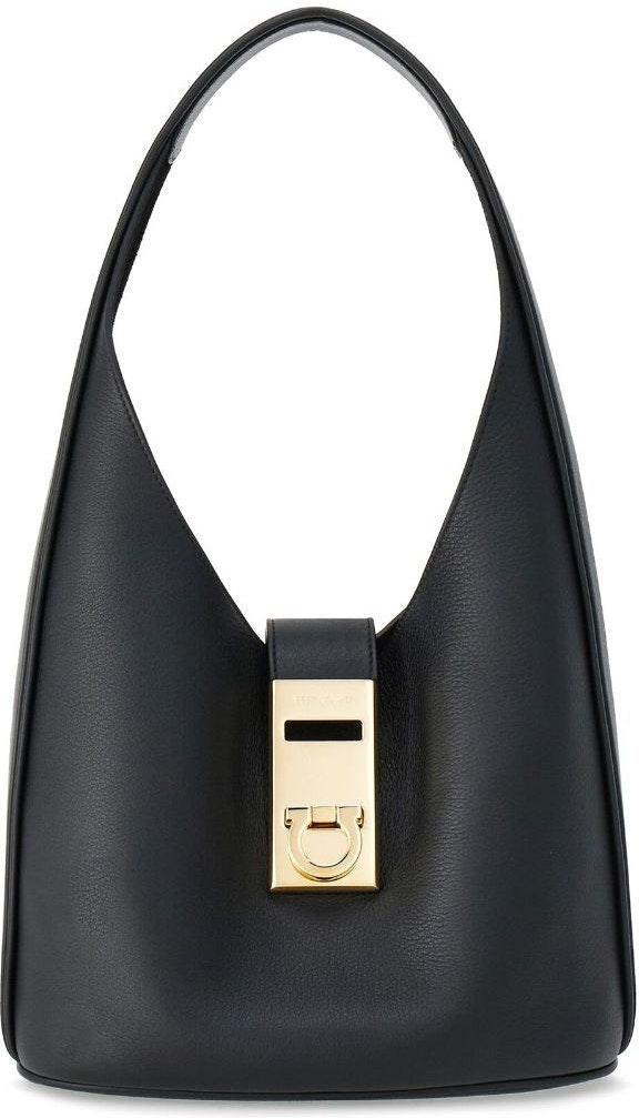 Ferragamo Women's Hobo Bag in Black | Size UNICA | 2149660764378
