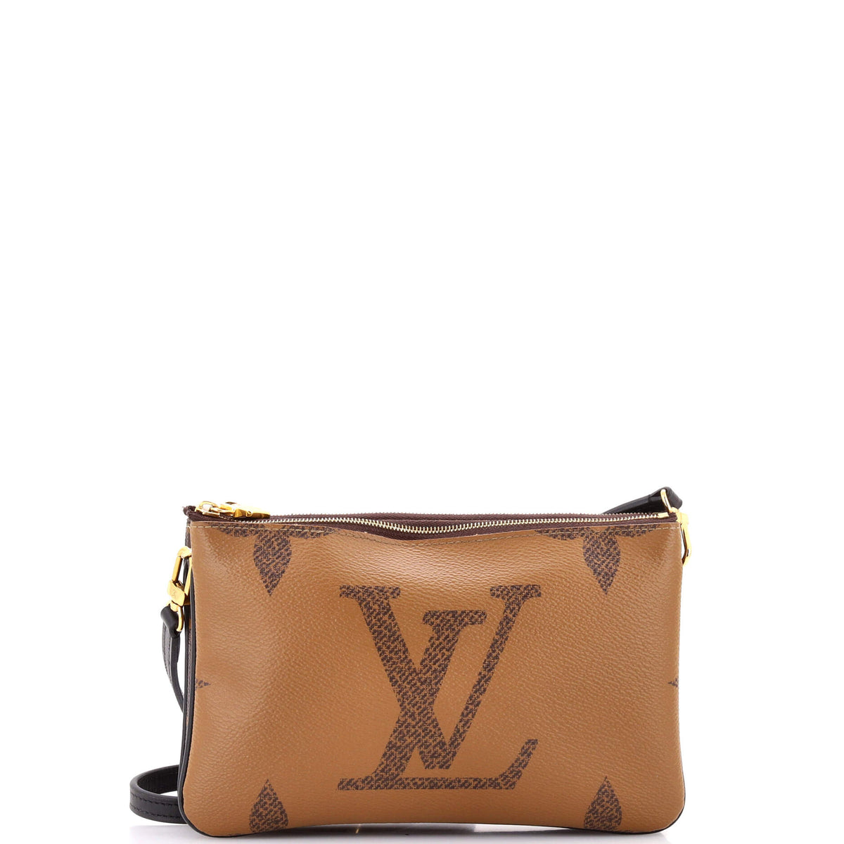 Louis Vuitton Double Zip Pochette Reverse Monogram Giant