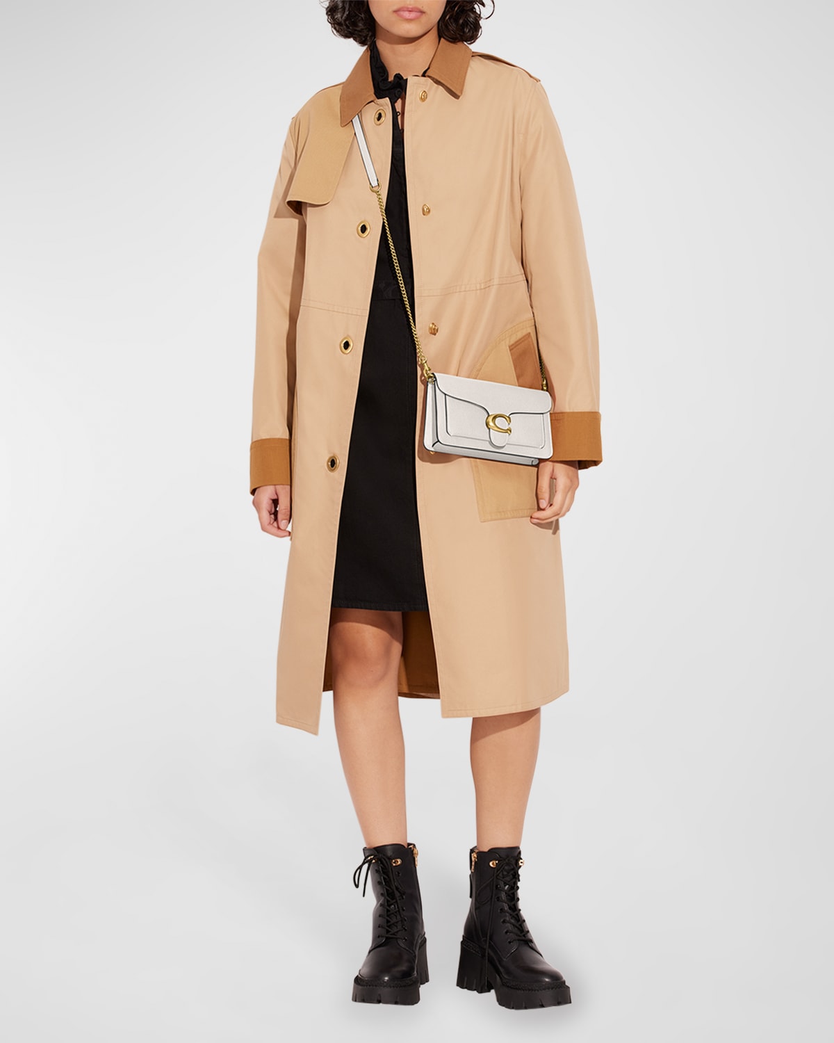 Coach Tabby Pebble Leather Shoulder Bag