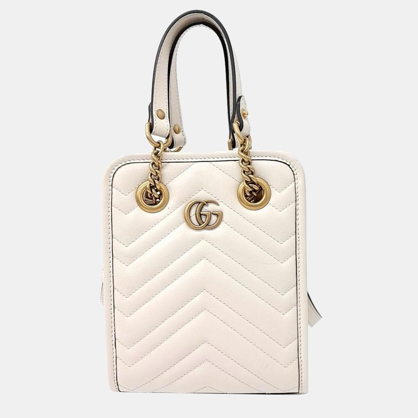 Gucci GG Marmont Mini-Tasche aus Matelassé