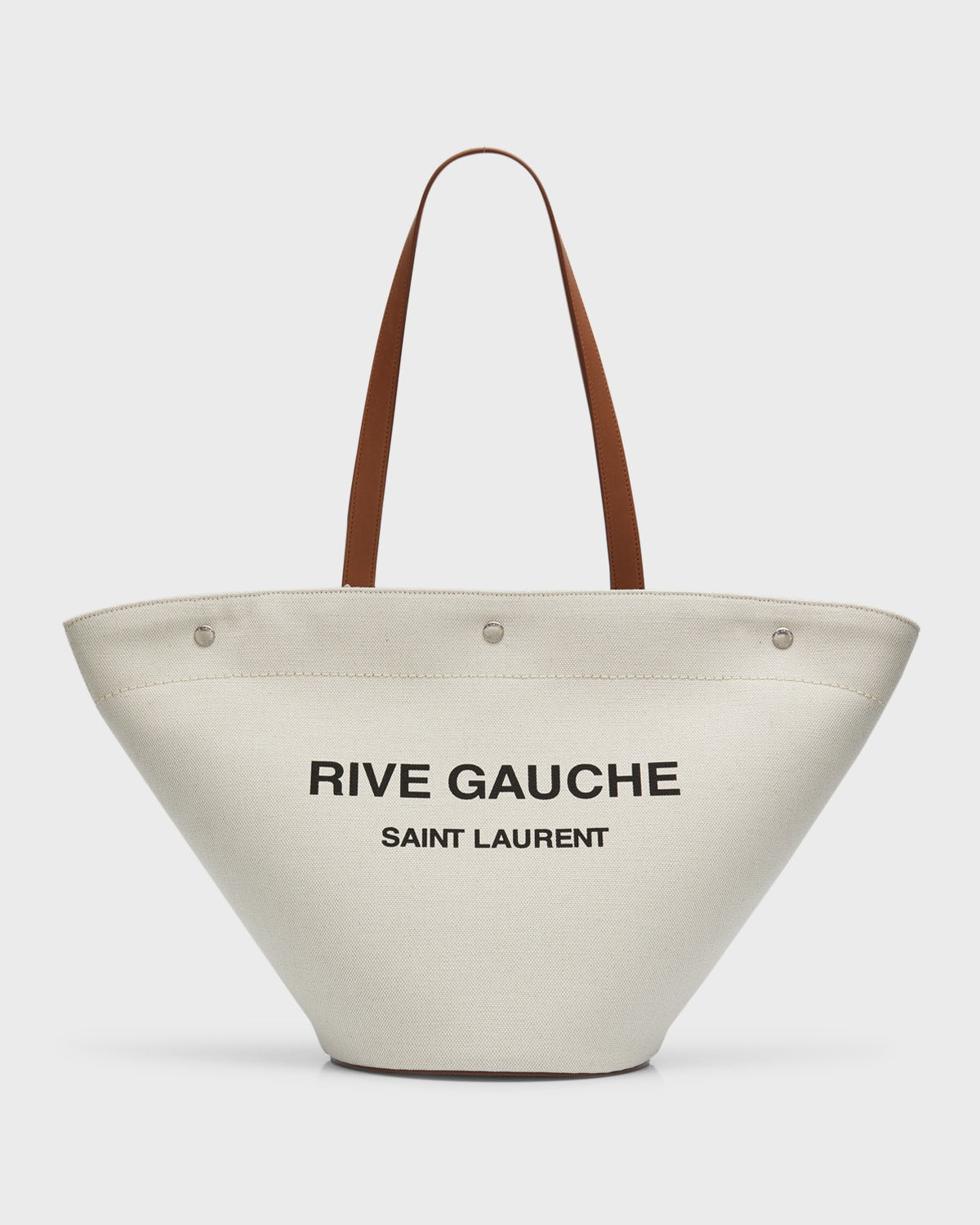 Saint Laurent Rive Gauche Cabas Tote Bag in Canvas