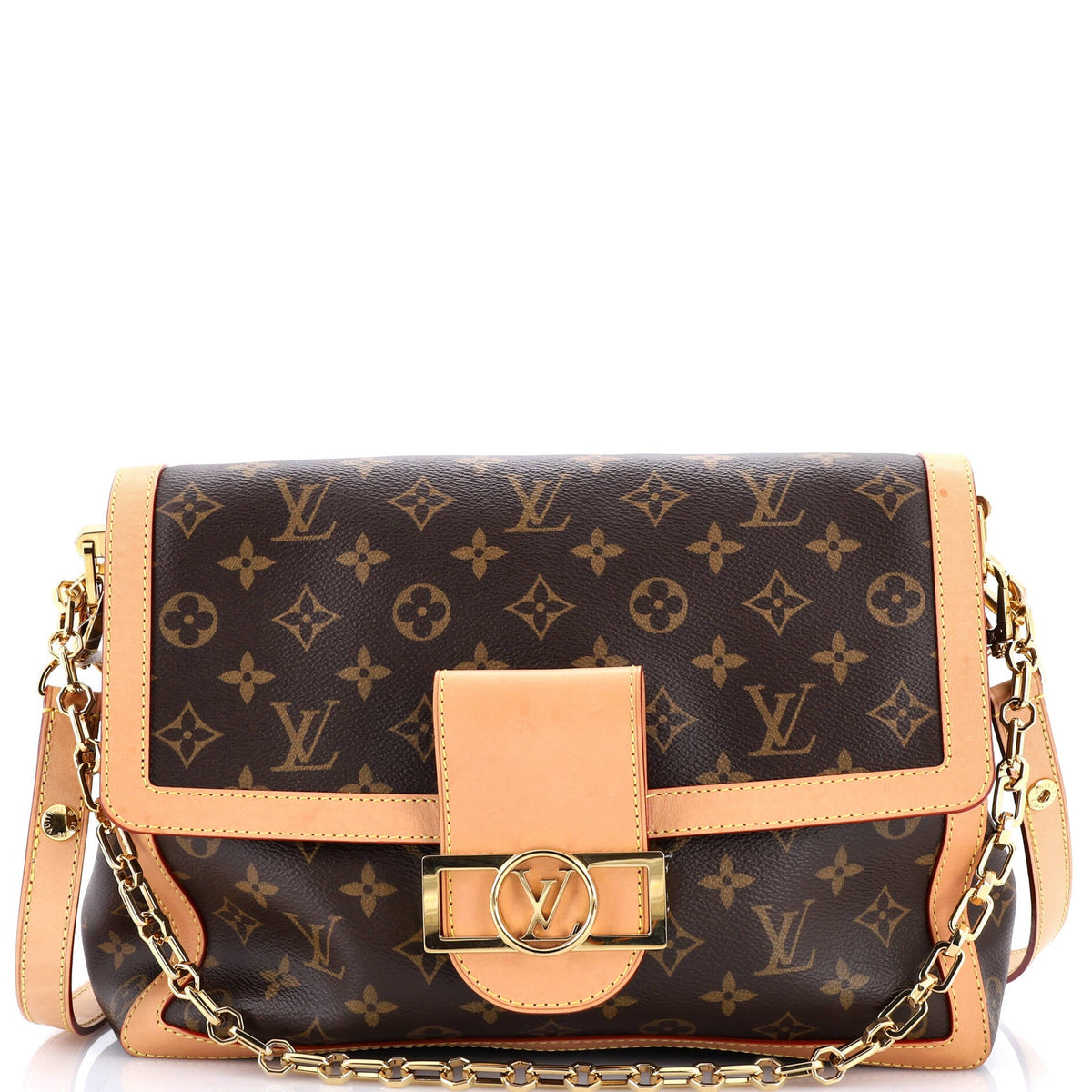 Louis Vuitton Dauphine Soft Shoulder Bag Monogram Canvas GM